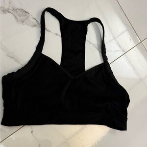 PacSun Black Racerback Sports Bra Size L
